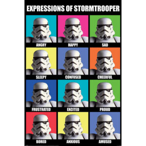 Star Wars Stormtrooper Expressions Poster 80
