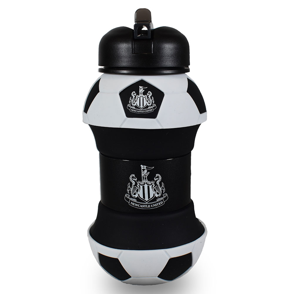 Newcastle United FC Collapsible Football Drinks Bottle - Image 2