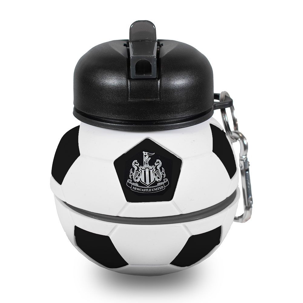 Newcastle United FC Collapsible Football Drinks Bottle - Image 3